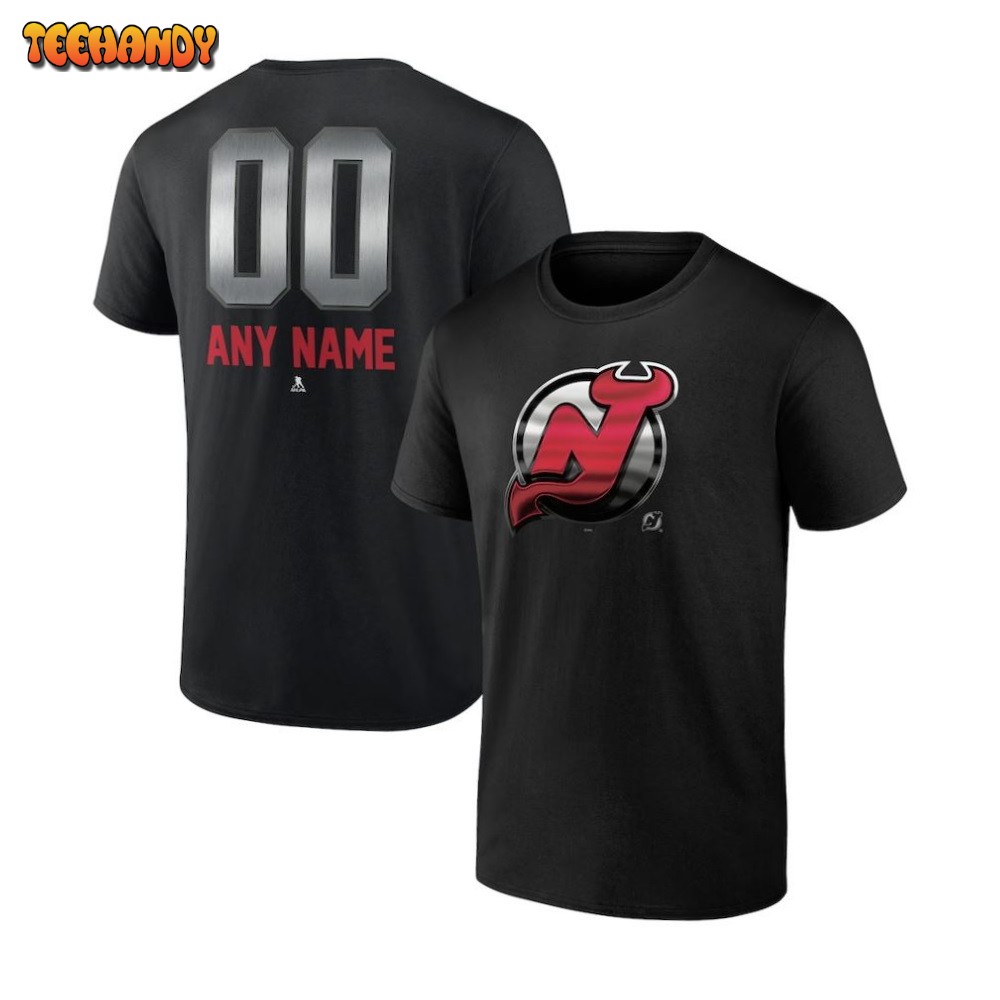 New Jersey Devils Personalized Midnight Mascot Logo T-Shirt