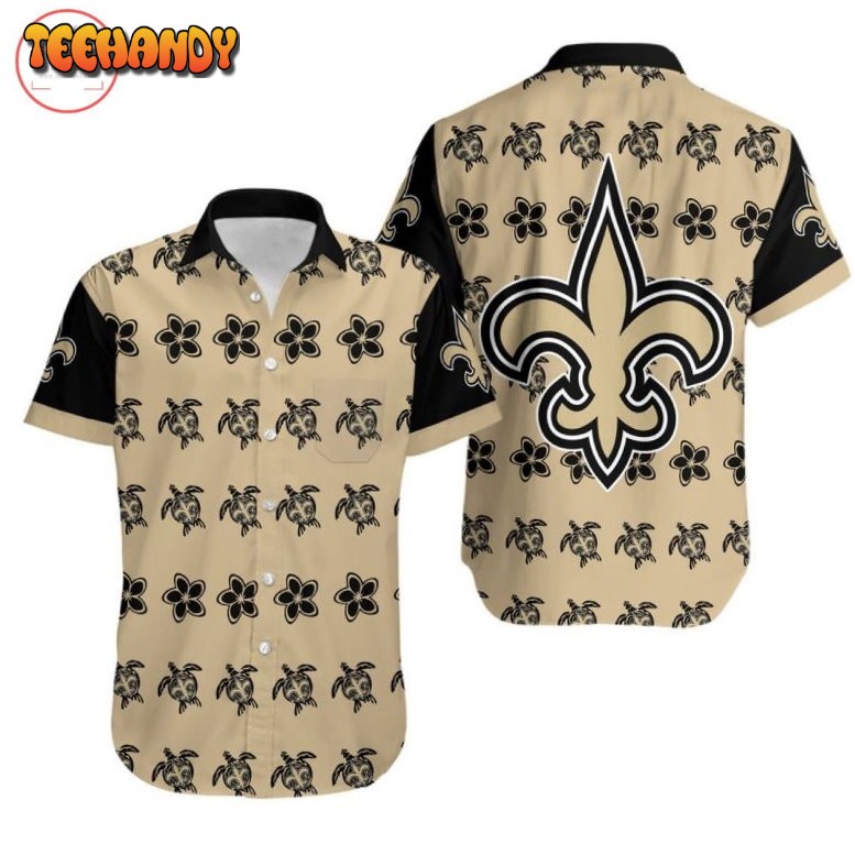 Nfl New Orleans Saints Turtle Hawaiian Shirt