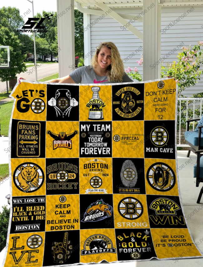 Nhl Boston Bruins 3D Quilt Blanket