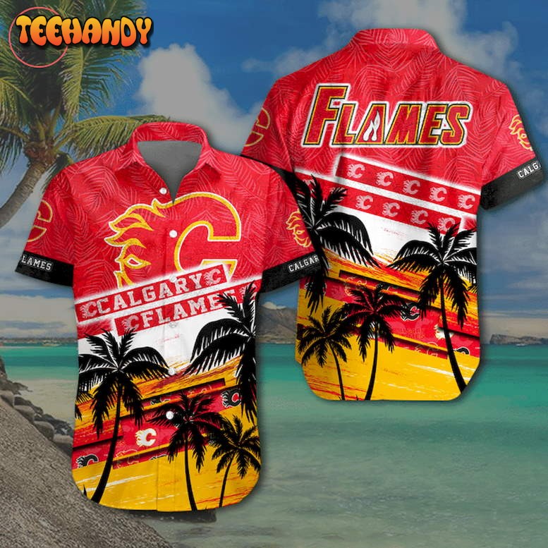 NHL Calgary Flames Hawaiian Shirt