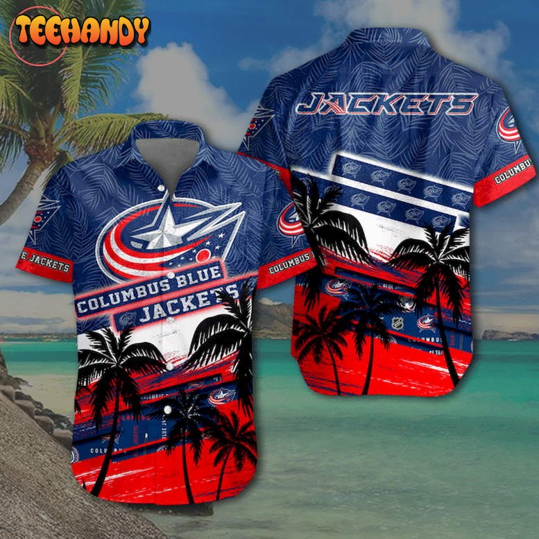 NHL Columbus Blue Jackets Hawaiian Shirt