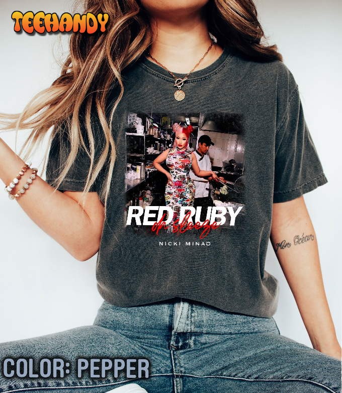 Nicki Minaj T-Shirt, Red Ruby Da Sleeze Nicki Minaj New Music Shirt