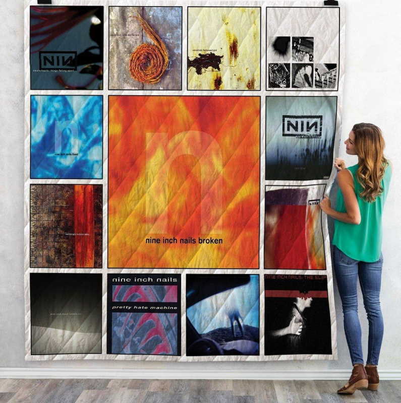 Nine Inch Nails Albums 3D Customized Quilt Blanket