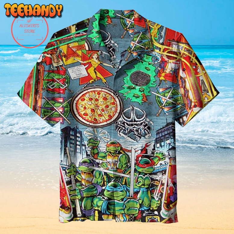 Ninja Turtles Pinball Hawaiian Shirt