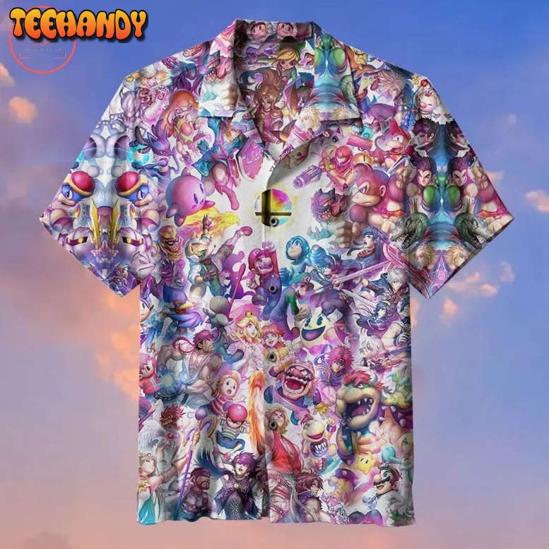 Nintendo Game Characters Collection Hawaiian Shirt