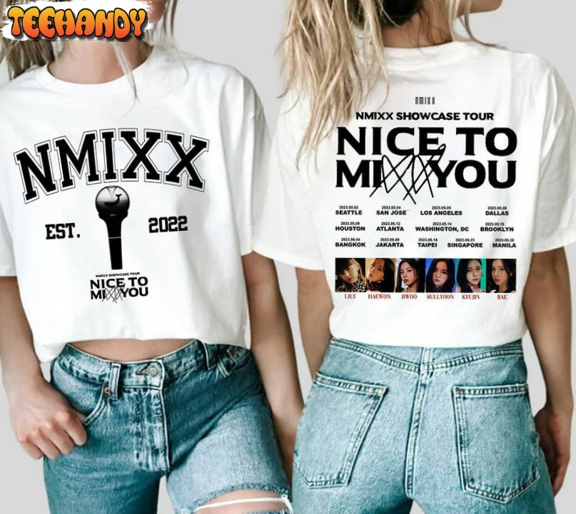 Nmixx Nice To Mix You Shirt, Nmixx Lily Haewon Unisex T-shirt Sweashirt