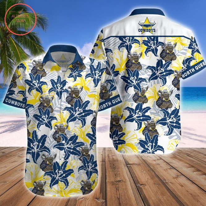 North Queensland Cowboys Mascot Hawaiian Shirt