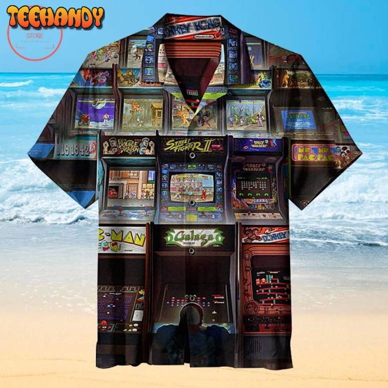 Nostalgic Arcade Game Hawaiian Shirt