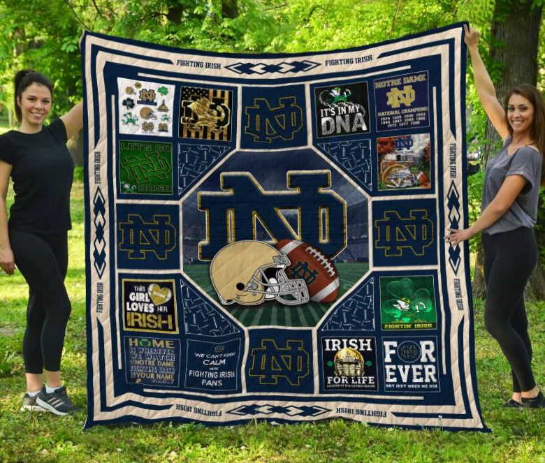 Notre Dame 3D Customized Quilt Blanket