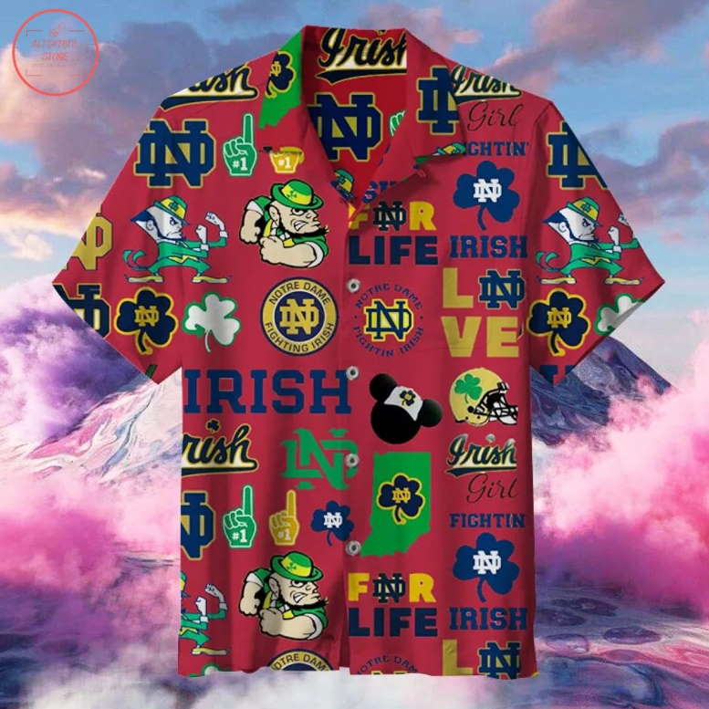 Notre Dame Fighting Irish Hawaiian Shirt