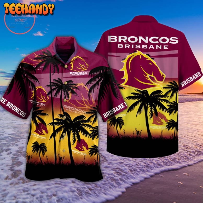 NRL Brisbane Broncos Hawaiian Shirt