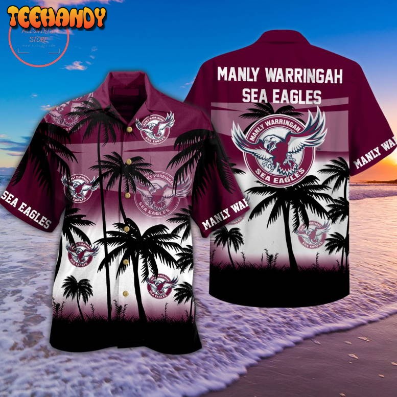 NRL Manly Warringah Sea Eagles Hawaiian Shirt