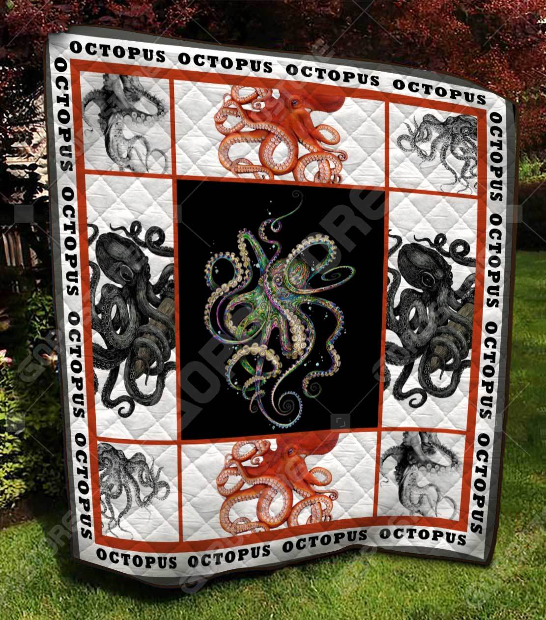 Octopus Collection Like 3D Customized Quilt Blanket