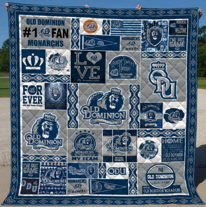 Old Dominion Monarchs 3D Customized Quilt Blanket