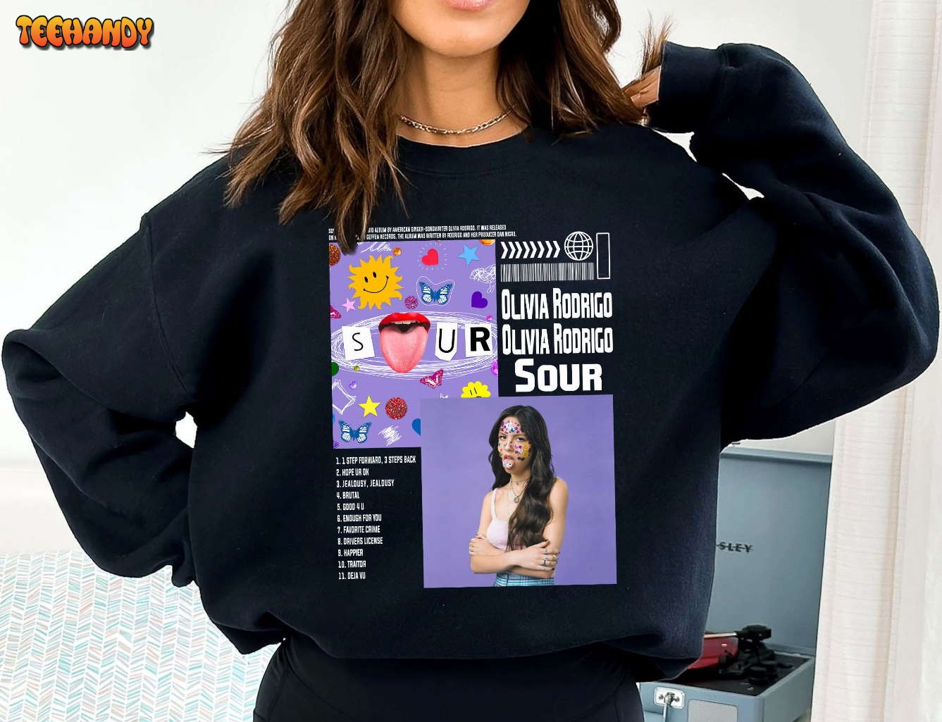 Olivia Rodrigo Sour New Album Vintage T-Shirt, Olivia Rodrigo Sweatshirt