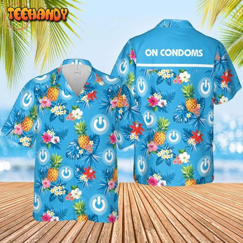 ON Condoms Hawaiian Shirt and Shorts