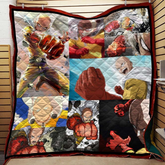 One Punch Man For Fans 3D Customized Quilt Blanket