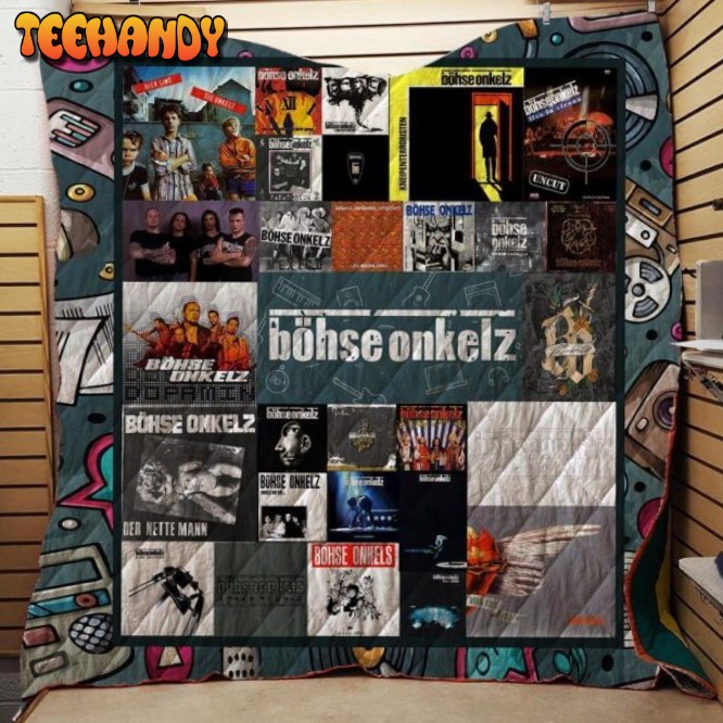 Onkelz Album Collections 3D Customized Quilt Blanket