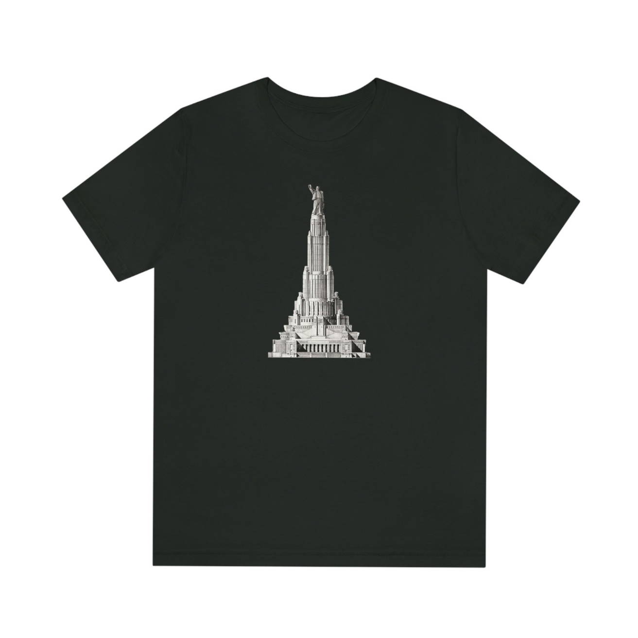 Palace of the Soviets Moscow Vintage Stalinist Tower Design T-shirt