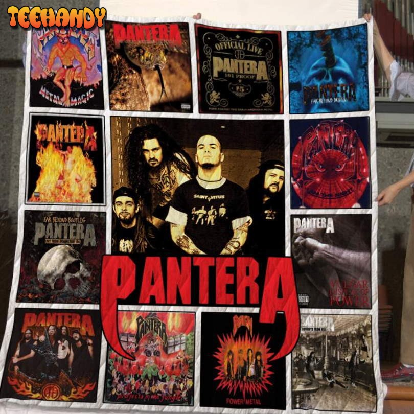 Pantera For Fans Version 3D Quilt Blanket