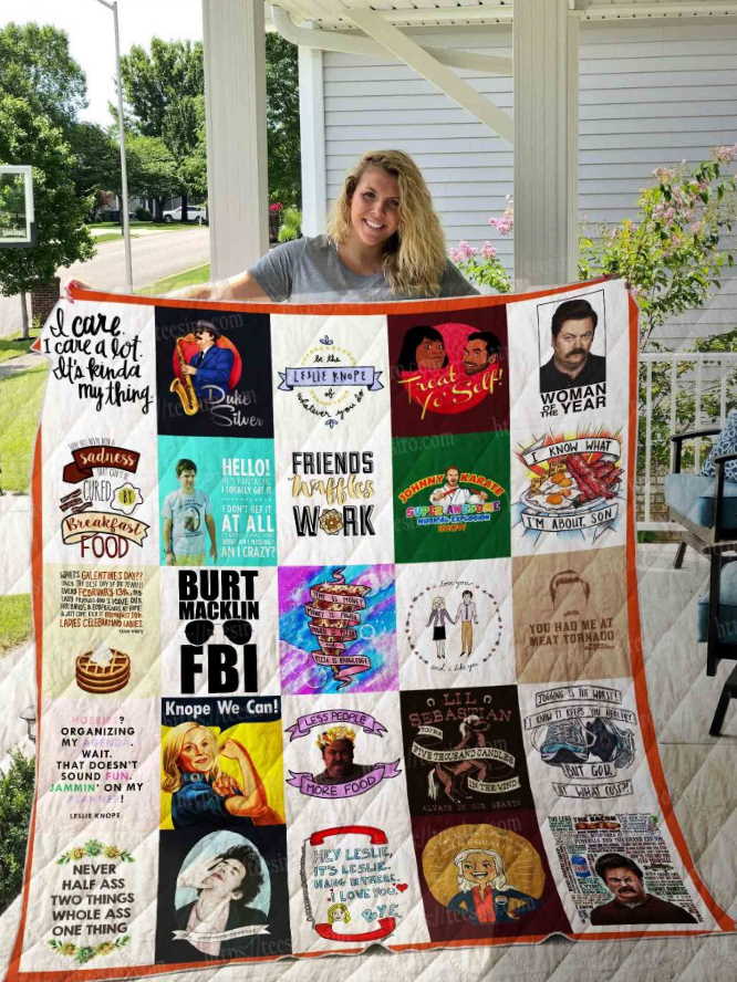 Parks And Recreation 3D Quilt Blanket