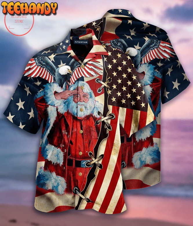 Patriotism America Christmas Hawaiian Shirt