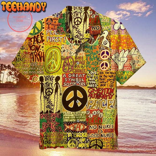 Peace and Love of Brotherhood of Man Revolution Hawaiian Shirt