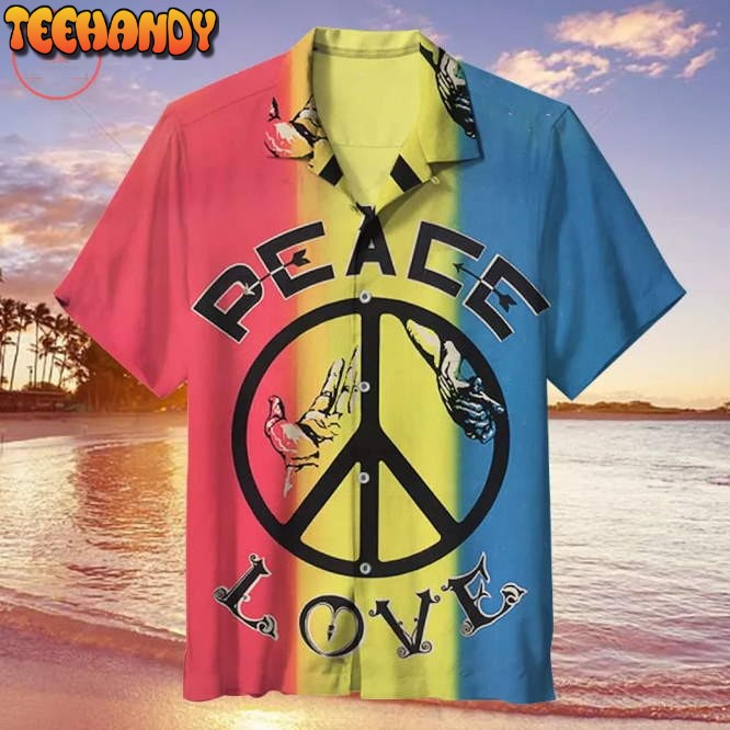 Peace & Love Revolution Hawaiian Shirt