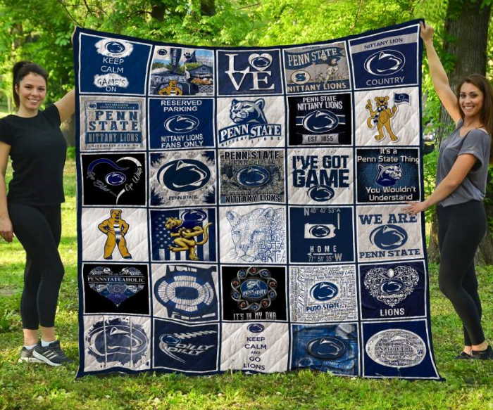 Peen State Nittany Lions 3D Customized Quilt Blanket