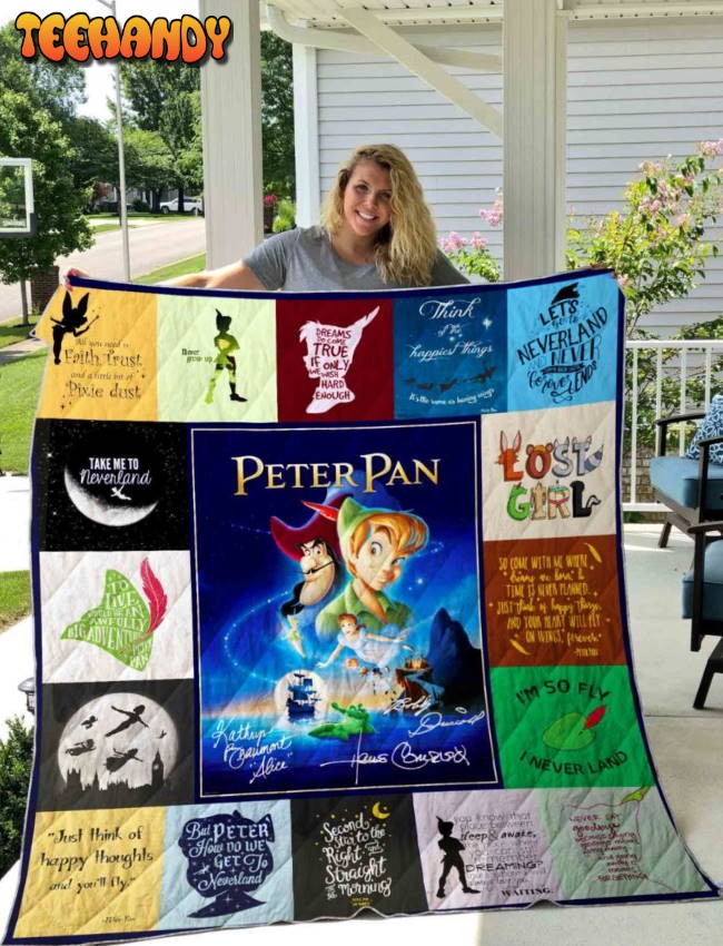 Peter Pan 3D Quilt Blanket