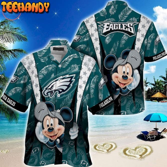 Philadelphia Eagles Mickey Mouse Hawaiian Shirt