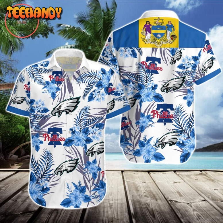 Philadelphia Eagles Phillies Hawaiian Shirt