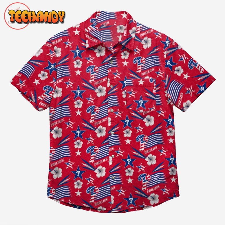 Philadelphia Phillies Americana Hawaiian Shirt