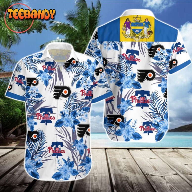 Philadelphia Phillies Flyers Hawaiian Shirt