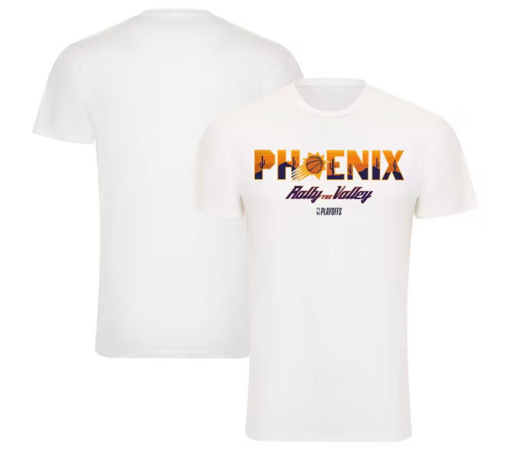 Phoenix Suns 2023 NBA Playoffs Rally the Valley Bingham T-Shirt