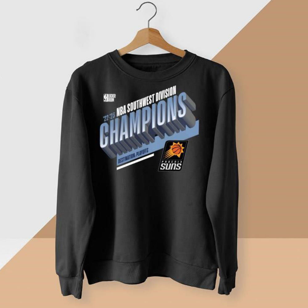 Phoenix Suns 2023 NBA Southwest Division Champions Locker Room T Shirt