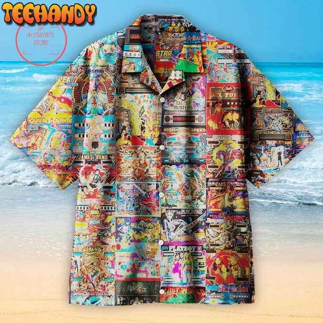 Pinball Parlor Retro Arcade Universal Hawaiian Shirt