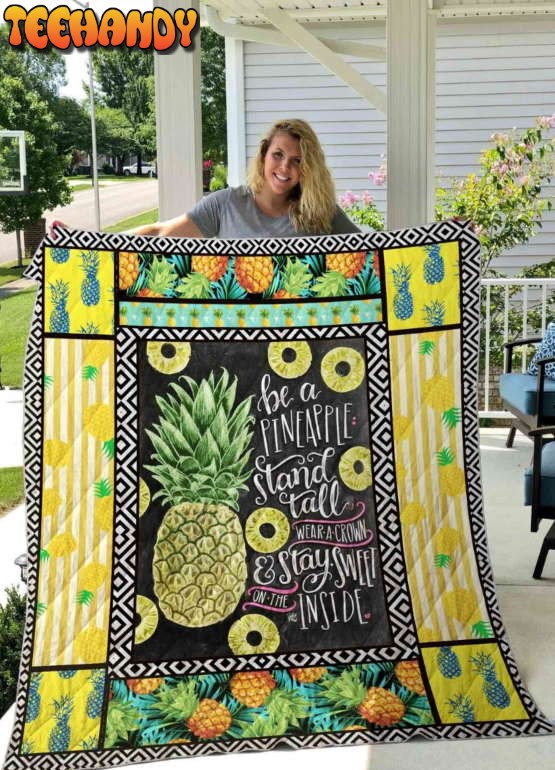 Pineapple 3D Quilt Blanket