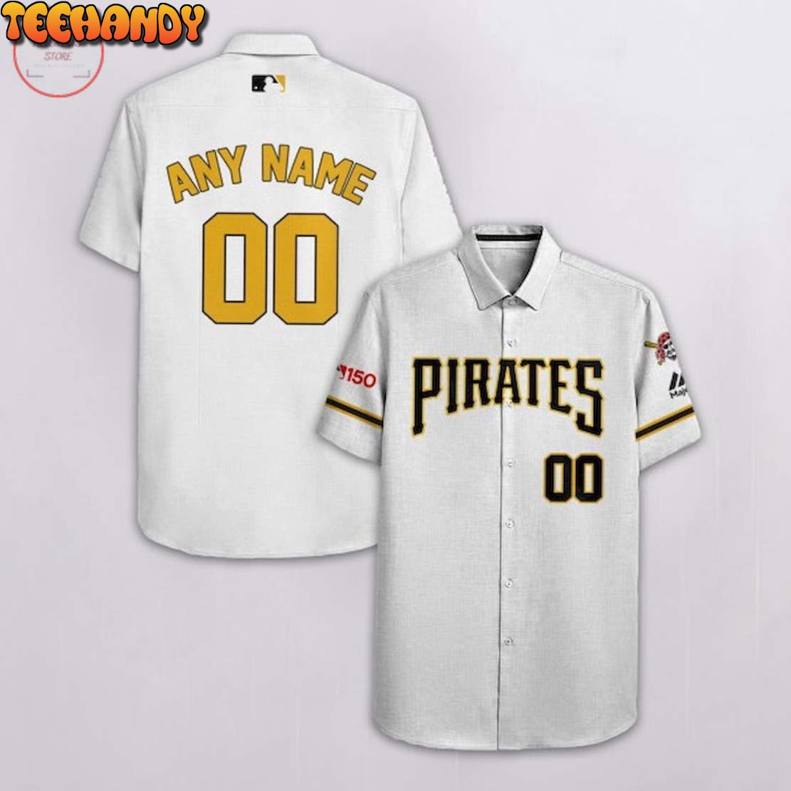 Pittsburgh Pirates Personalized Hawaiian Shirt