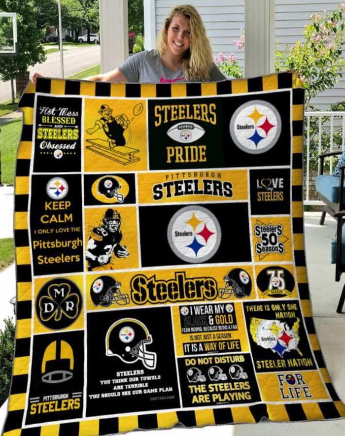 Pittsburgh Steelers 3D Quilt Blanket