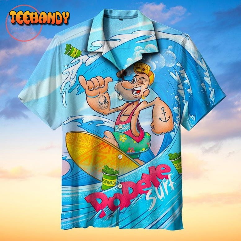 Popeye The Sailor Commemorative Hawaiian Shirt