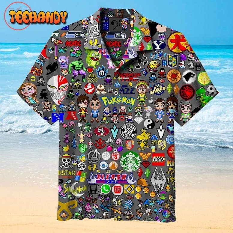 Popular pixels Hawaiian Shirt