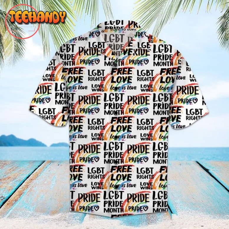 Pride Parade LGBT Free Love Hawaiian Shirt