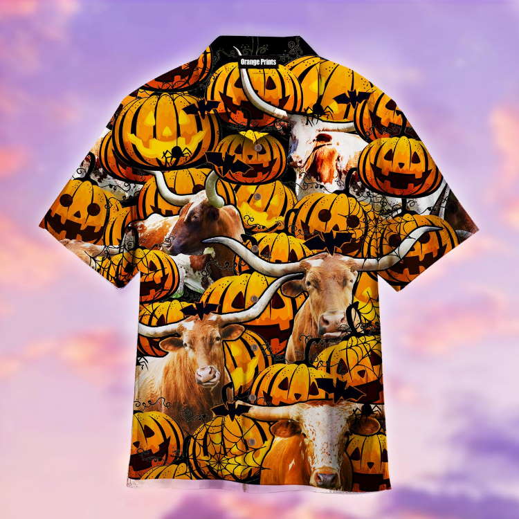 Pumpkin Halloween Hawaiian Shirt