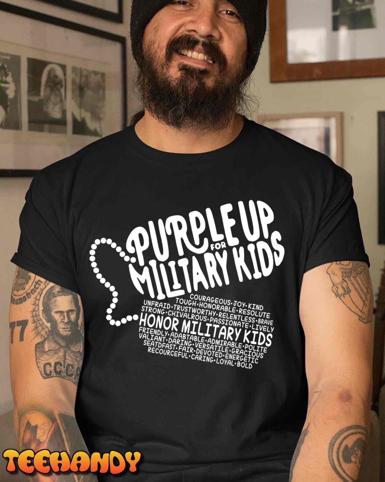 Purple up for Military Kids Month of the Military Child T-Shirt