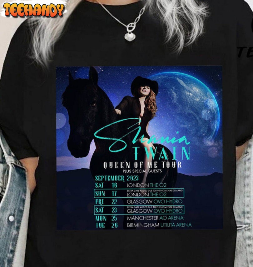 Queen Of Me Tour 2023 Shirt, Shania Twain Unisex Hoodie