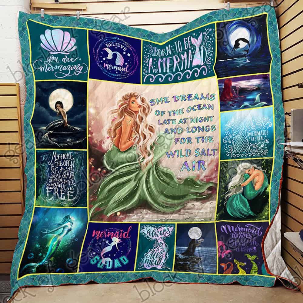 Queen Of The Ocean 3D Quilt Blanket