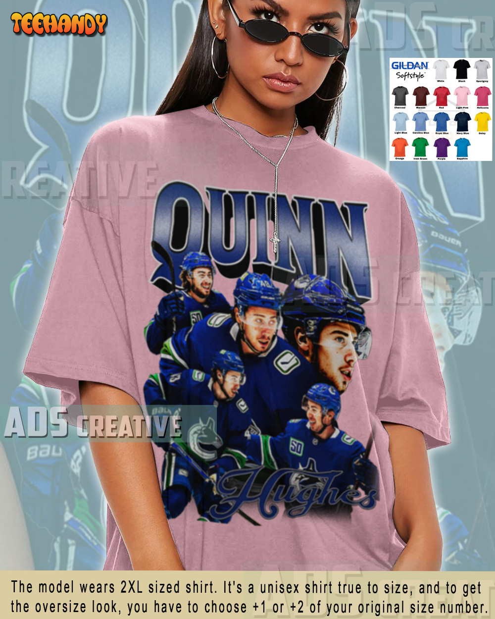 Quinn Hughes T-Shirt Jack Hughes Shirt Vintage 90s Grapic Unisex T Shirt