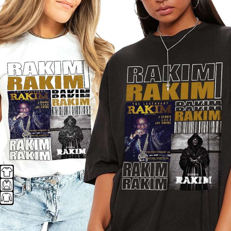 Rakim Album Rap Tracklist Shirt, Rakim Vintage Retro Graphic Unisex T-Shirt