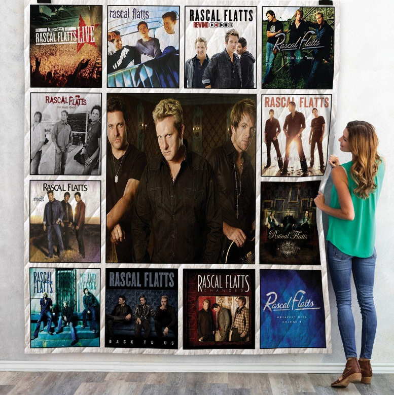 Rascal Flatts Albums 3D Customized Quilt Blanket